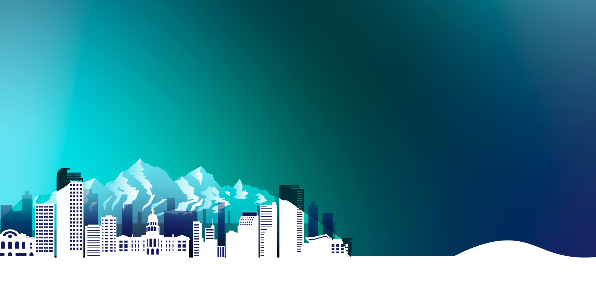 gradients and denver vector art